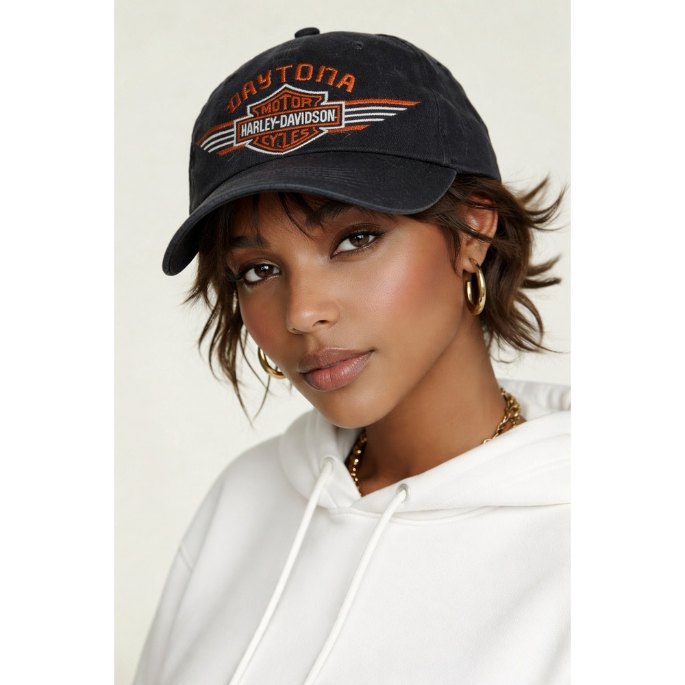 Harley Davidson Daytona 2002 Biketoberfest Black Adjustable Baseball Cap Florida